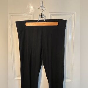 Black Thick Band Leggings